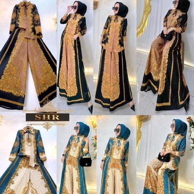 Promo New Shr Ready Set Kulot Katun Bkk Printing Ori Shr Cod