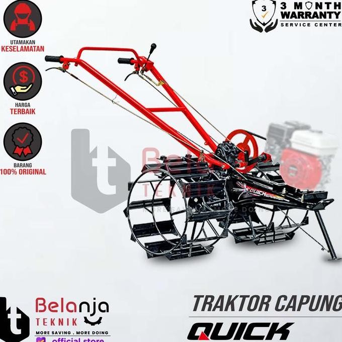 CAVERLY- Quick Traktor Bajak Sawah Capung Metal Tanpa Mesin Penggerak