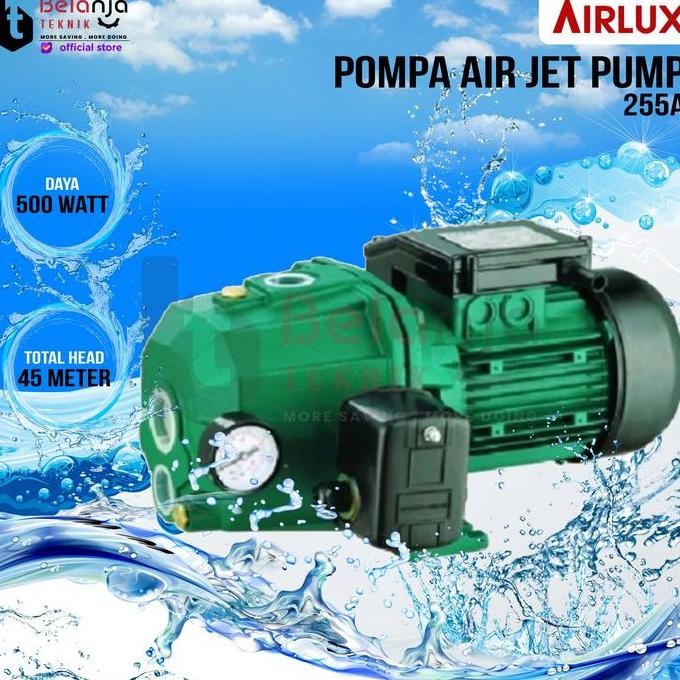 CAVERLY- Airlux Pompa Air Jet Pump 255 A Bit Jetpump 30 Meter 250 Watt 255A