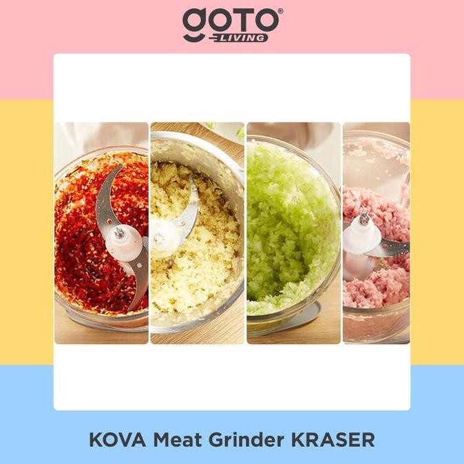 Kova Meat Grinder Kraser Blender Food Chopper Penggiling Daging Sayur