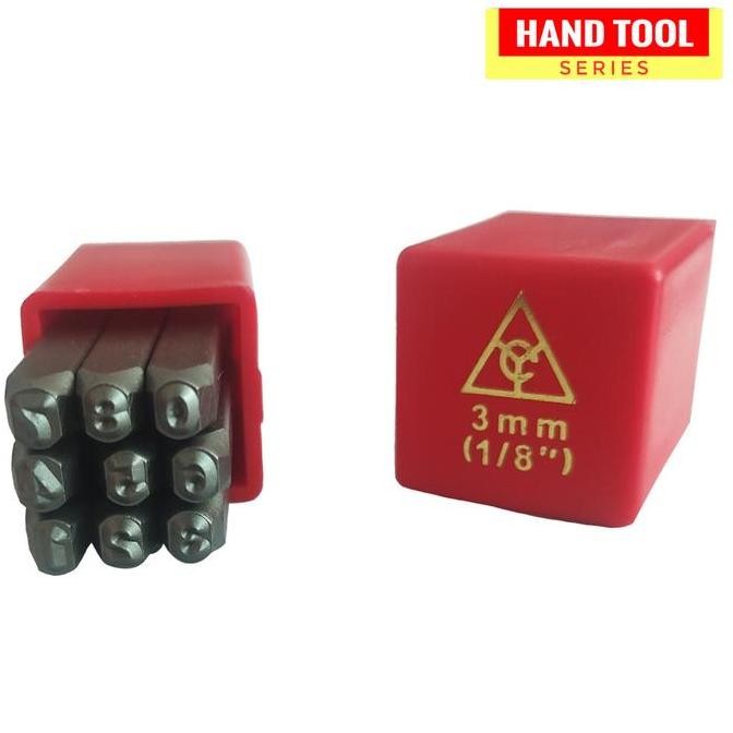 Asli Mata Ketok Angka Font Punch Bit Varian Komplit Variasi Size 2 2.5 3 4 5 6 mm Model Size Font SU
