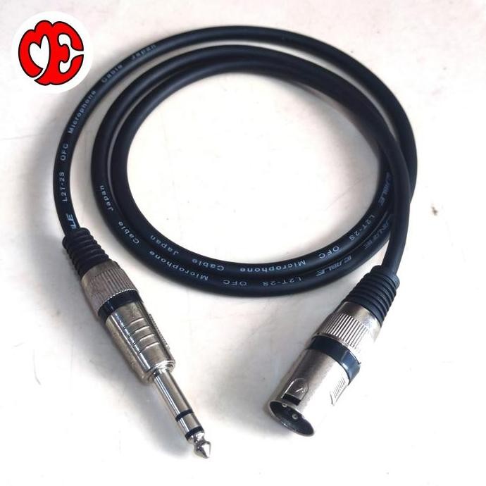Kabel Xlr Male To Jack Akai Stereo 7 Meter