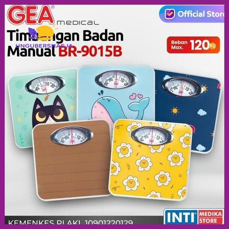 (ORIGINAL) GEA - TIMBANGAN BADAN MANUAL BR 9015B | BODY WEIGHT SCALE KESEHATAN PERLENGKAPAN MEDIS RU