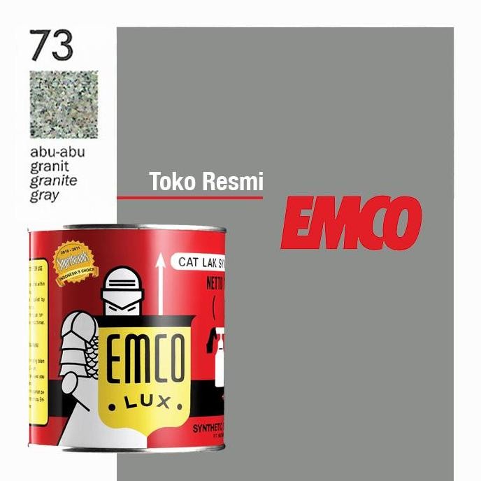Premium Cat Kayu & Besi Emco Lux - Standar No. 73 Abu-abu Granit Promo