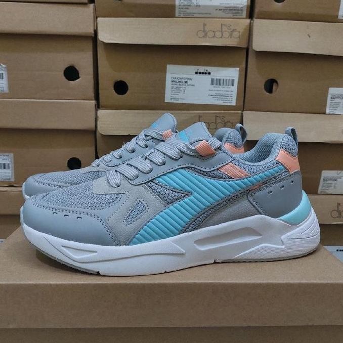 Sepatu Diadora Marco Running Original Wanita - Grey