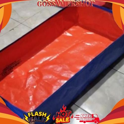 Paling Murah TERPAL KOLAM IKAN A5 1x0,50x0,25/ kolam kotak/Terpal ikan/Terpal kolam mini/Terpal ikan