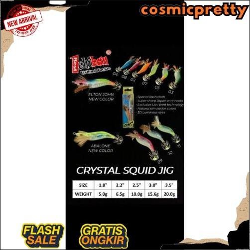 Big Sale SQUID JIG ICHIBAN CRYSTAL
