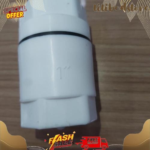 Gercep tusen klep 1 inch JP pvc putih one way valve tusen valve