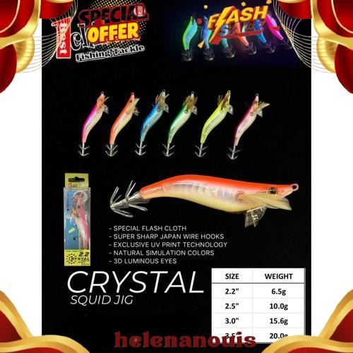 Termurah SQUID JIG ICHIBAN CRYSTAL