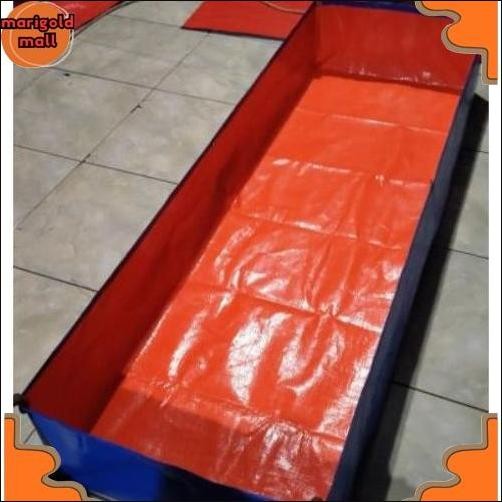 Terlaris Terpal Kolam A12 1x0,50x0,25/Terpal kolam ikan/Terpal ikan mini/Terpal ikan cupang/Terpal k