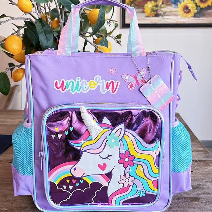 Kiddy Star Tote Bag Anak Unicorn - Ungu