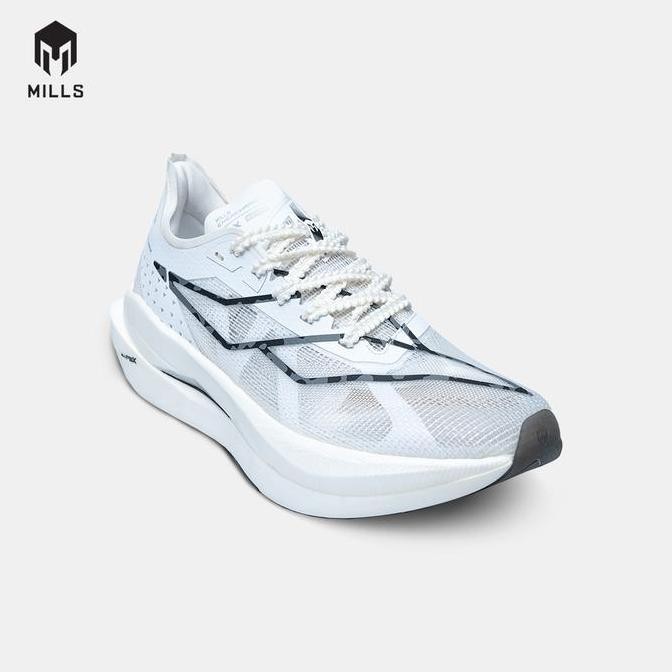 Mills Sepatu Lari Running Shoes Enercharge M1 White/Black 9105303