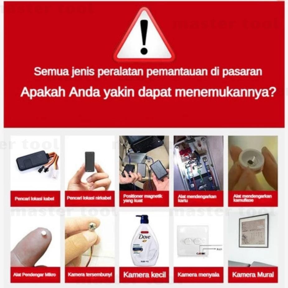 Master Tool Garansi 1 Tahun K18 Car GPS Signal Detector GPS RF Signal Detector Anti Spy fly K18 MST 