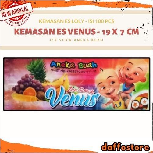 Termurah BOBOBOY MASHA NARUTO UPIN PIN FROZEN ANA ELSA GAMBAR BUNGKUS ES KRIM / KEMASAN ES JOLLY / P