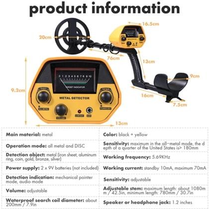 GTX5030 Detektor Logam Emas Metal Detector Gold Detector Pencari Dalam Tanah detector
