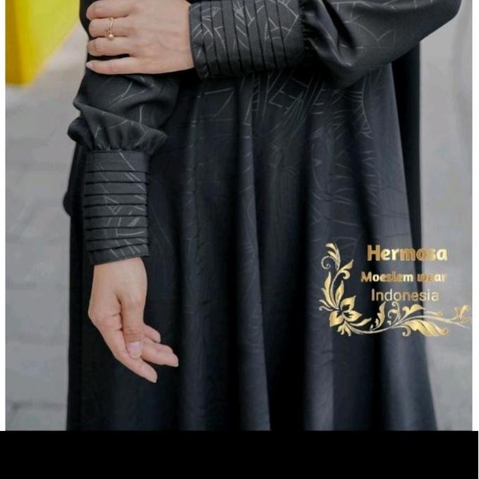 DV14 >> GAMIS SYARI EMBOS HITAM GAMIS YORIS CALTRI Muslim