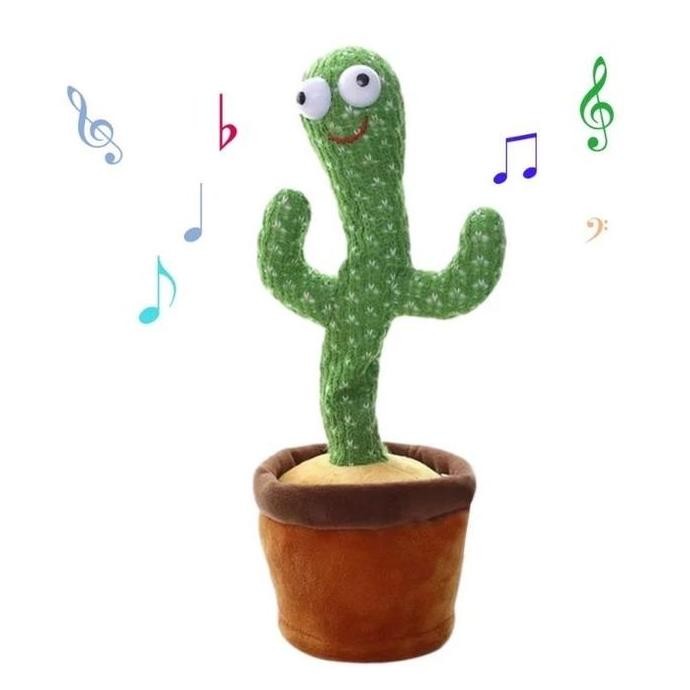 Dancing Cactus / Kaktus Joget / Boneka Kaktus / Mainan Viral Tik Tok