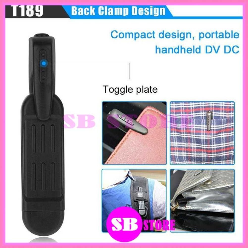 [SB] Arsmundi Kamera Pengintai Spy Camera Bentuk Pulpen Clip Bolpoint 1080P Kamera Pengintai Spy Cam