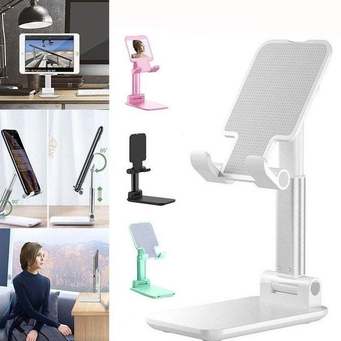 COD Phone Holder Tempat Dudukan HP Lipat Folding Desktop HP