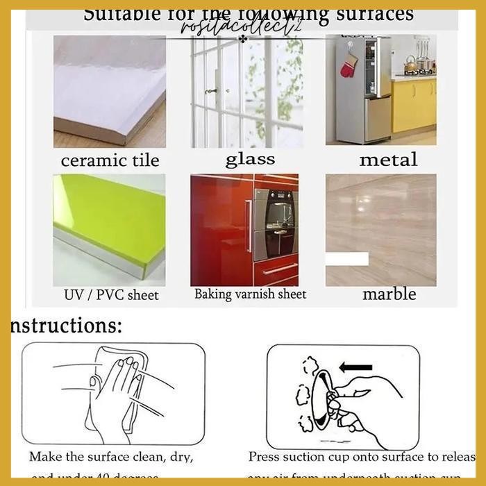 KOP KACA ALAT TEMPEL HOOK SUCTION CUP SILIKON DINDING KULKAS CERMIN KACA AQUARIUM KERAMIK CANTELAN T