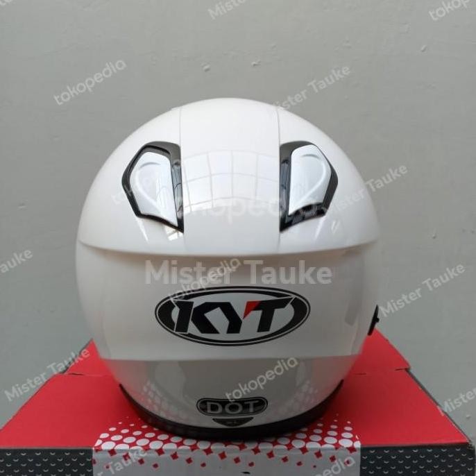 HELM KYT Kyoto Putih Solid/White Original