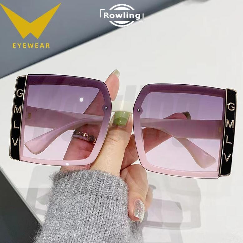 [Kecil Rowling(Ka-401)Kacamata  Hitam Terbaru Wanita Kotak Kacamata Sunglasses Import Wanita Kacamat