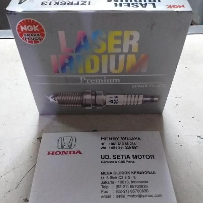 Busi Laser Iridium 1 Set Ngk Ori Honda Jazz 2008-2013 Freed 2009-2013 Ready