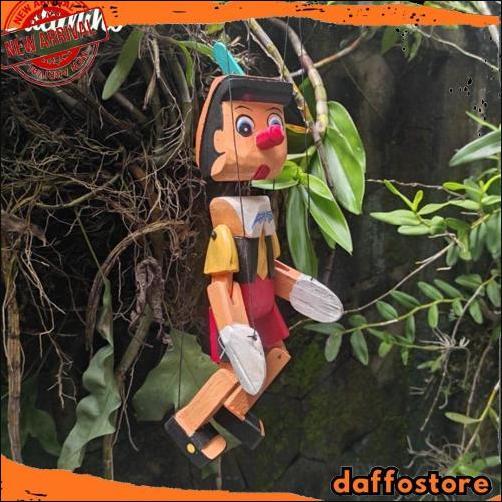 New Sale Boneka Pinokio - Pinokio - Pinokio Kayu - Mainan Pinokio - Pinokio Gantung - Tali - Dekoras