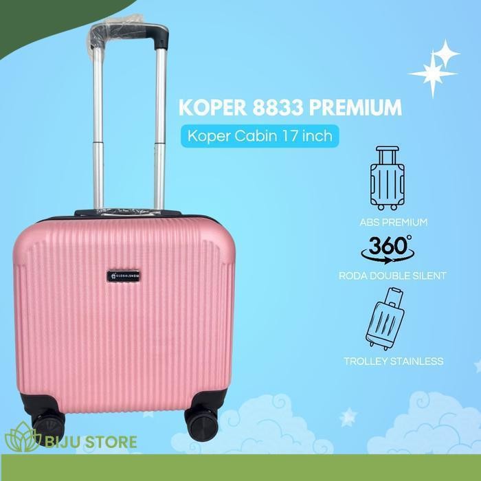 KOPER KABIN 8833 KOPER 17 INCH KOPER ABS HARDSACE KOPER KUNCI KOMBINASI TERHITS