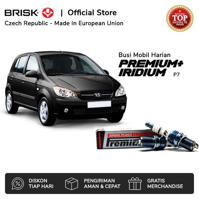 Busi Mobil Hyundai Getz Brisk Premium Iridium P7 Asli