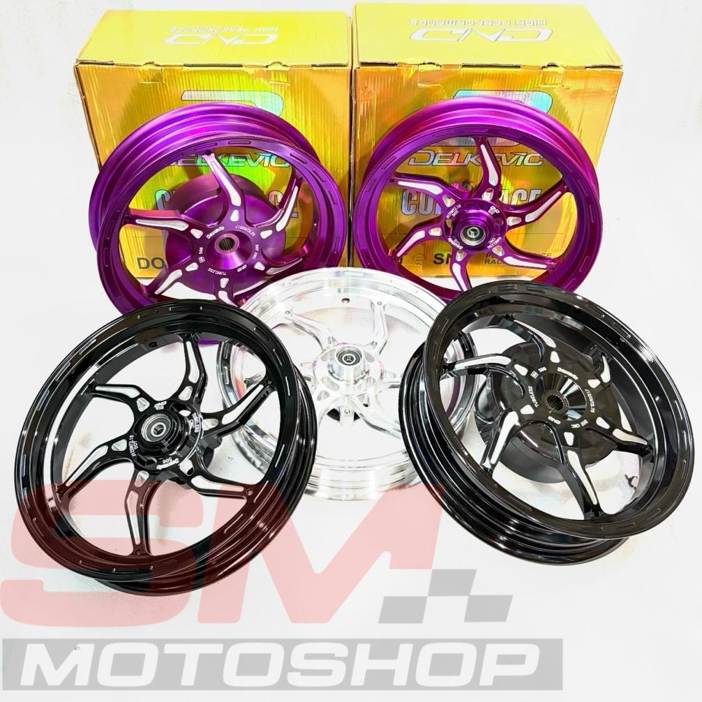 VELG DELKEVIC MOZ RING 12 SCOOPY / BEAT DELUXE / GENIO / MIO M3 / FAZZIO / VELG SIXSTAR NOZ ORIGINAL