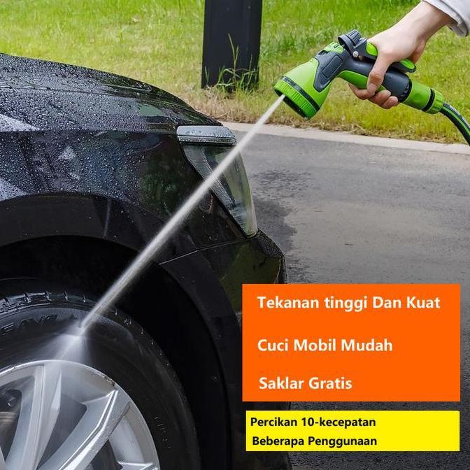 30M - Selang Gulungan, Set Selang Gulungan, Selang Air Tahan Lumut