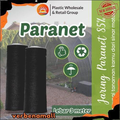 Terlaris Paranet tanaman/Jaring paranet 85% Rajut segitiga Lebar 3 Meteran Ecer