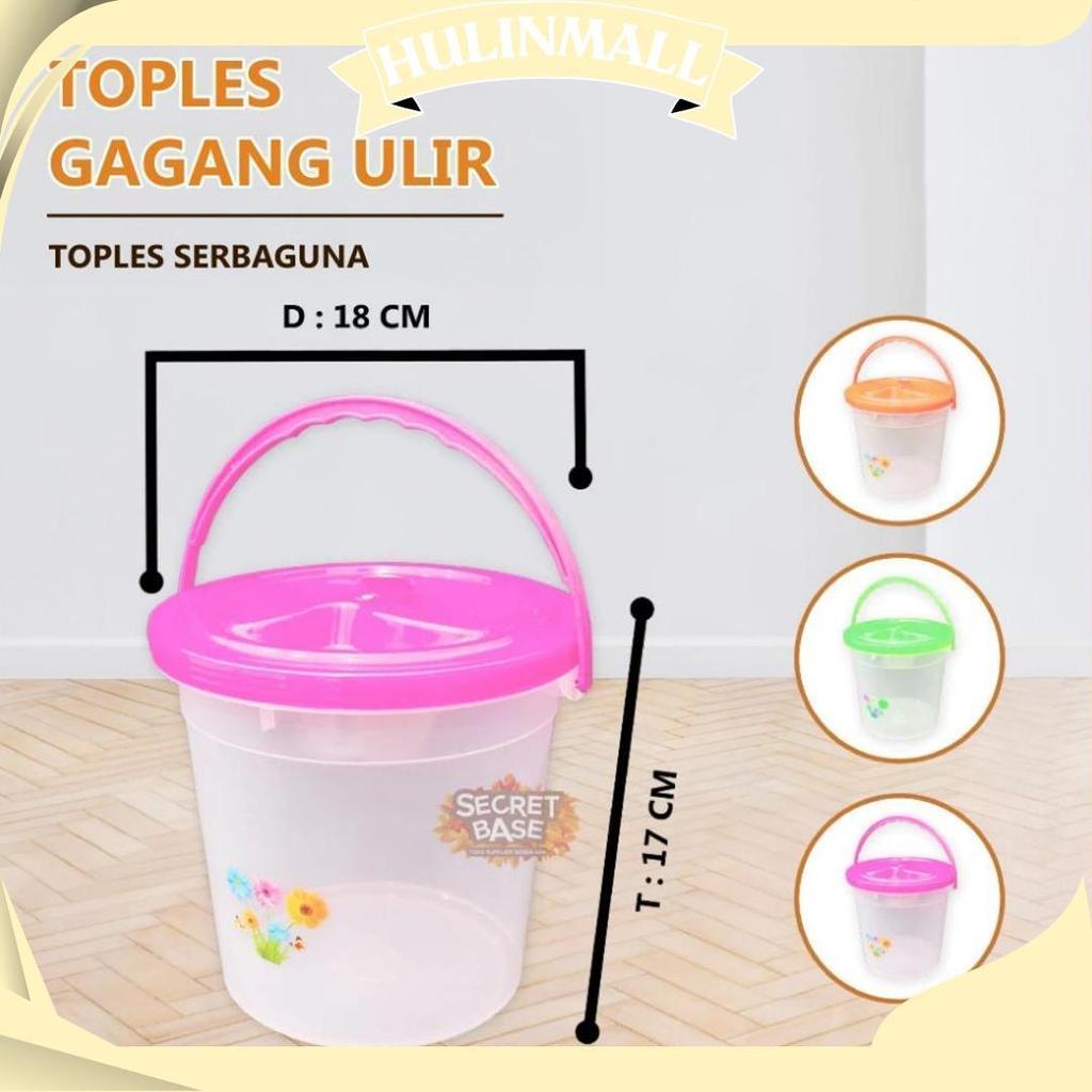 Toples Gagang Ulir - Toples Hajatan Murah/ Tas Belanja /Toples Plastik / Toples Kerupuk Sale