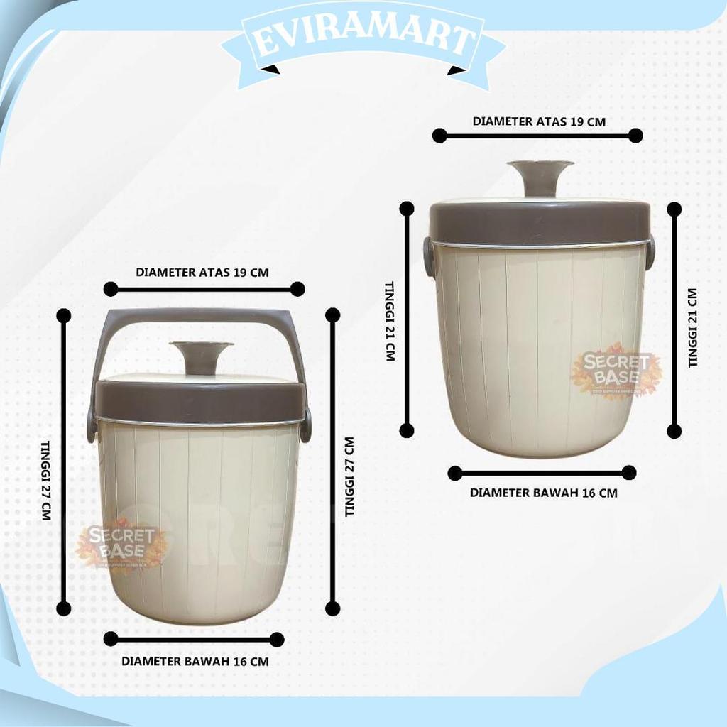 Termos Nasi - Termos Es / Rice Bucket / Ice Bucket 6L 8L 17L 30 Liter / Tempat Nasi (2) Gratis Ongki