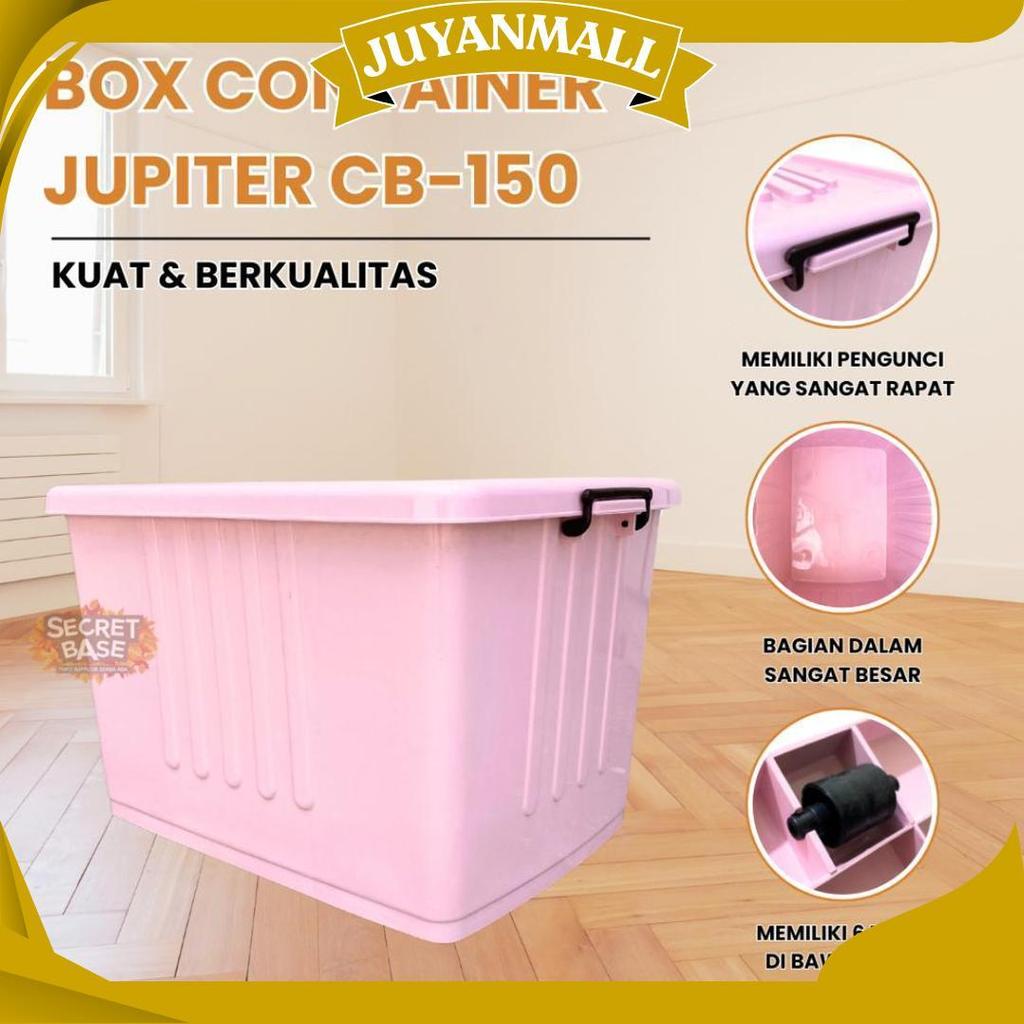Box Container 150 Liter + Roda - Kontainer Box / Container Box Plastik Ori