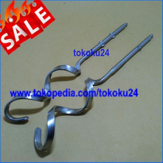 Sparepart Kocokan Agitator Spiral Mixer Philips HR 1530/ 1538 Asli