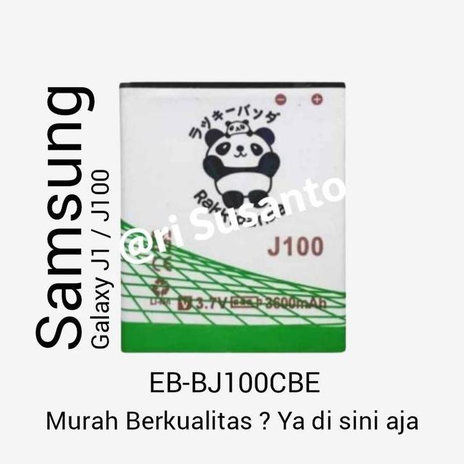 DF365>> Baterai Rakkipanda for Samsung Galaxy J1 / J100 Double Power 3600mAh