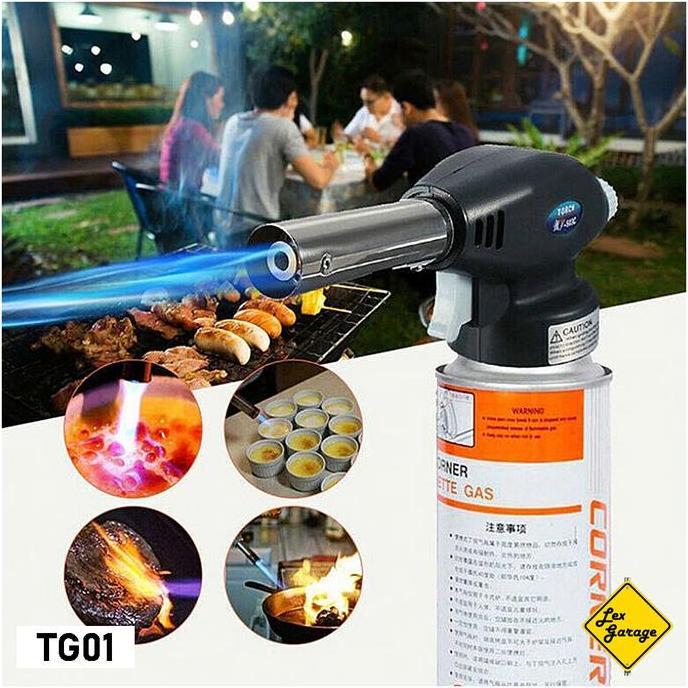 Blow Torch Gas Flame Gun Alat Las Portable Kepala Las Gas LPG
