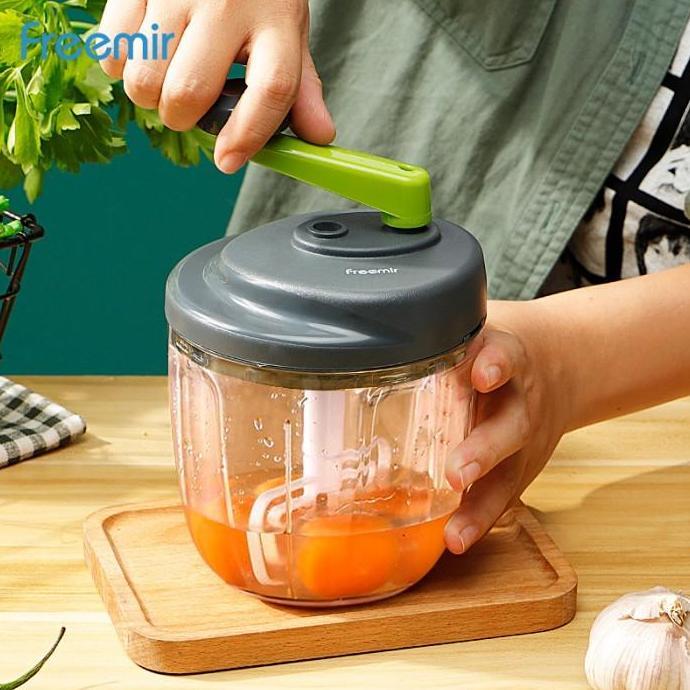 freemir Chopper Bumbu Manual Alat Penggiling Bawang Multifungsi
