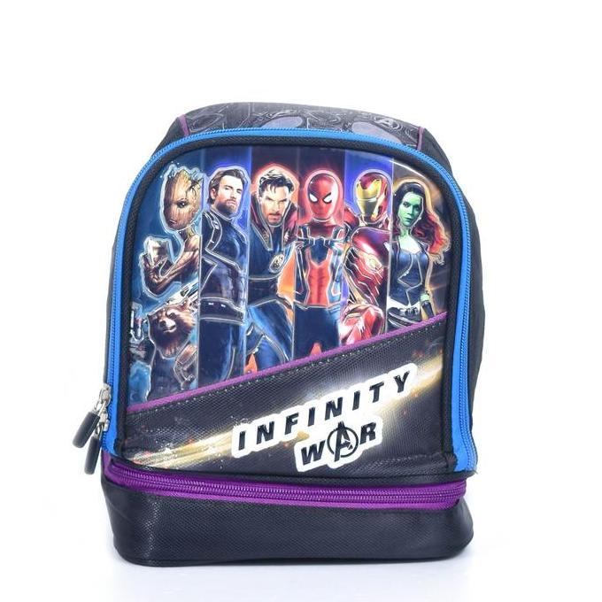 MARVEL AVENGERS Tas Bekal Makan Anak Original Lunch Bag AV-WMB0377