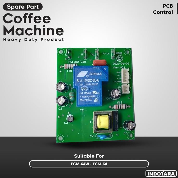 SOL MARRON PCB Control - Ferratti Ferro FGM64W - FGM64