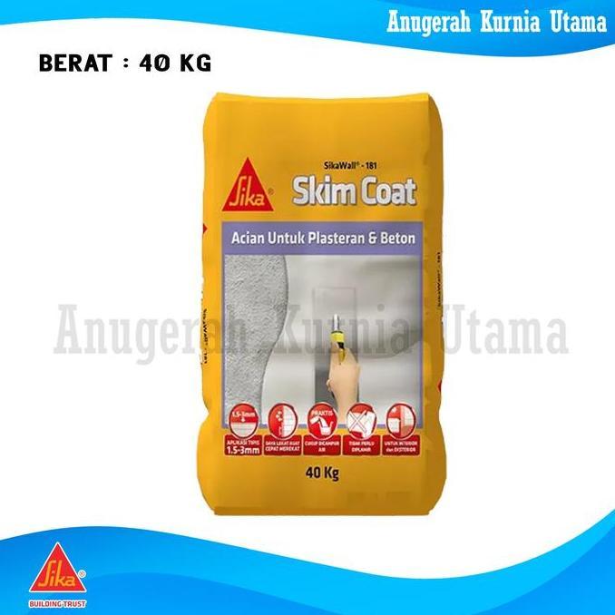 Sikawall 181 Skimcoat Semen Acian High Quality