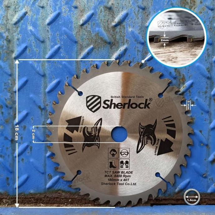 Mata Pisau Gergaji Circular Saw Blade 7 inch TCT Woodworking Table Saw