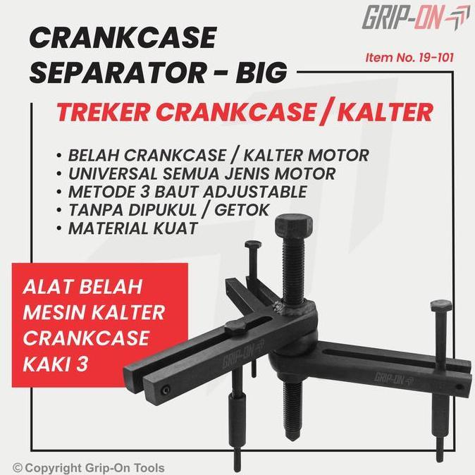 GRIP ON TREKER BELAH MESIN CRANKCASE SEPARATOR (BIG) LEPAS RUMAH MESIN GRIP ON