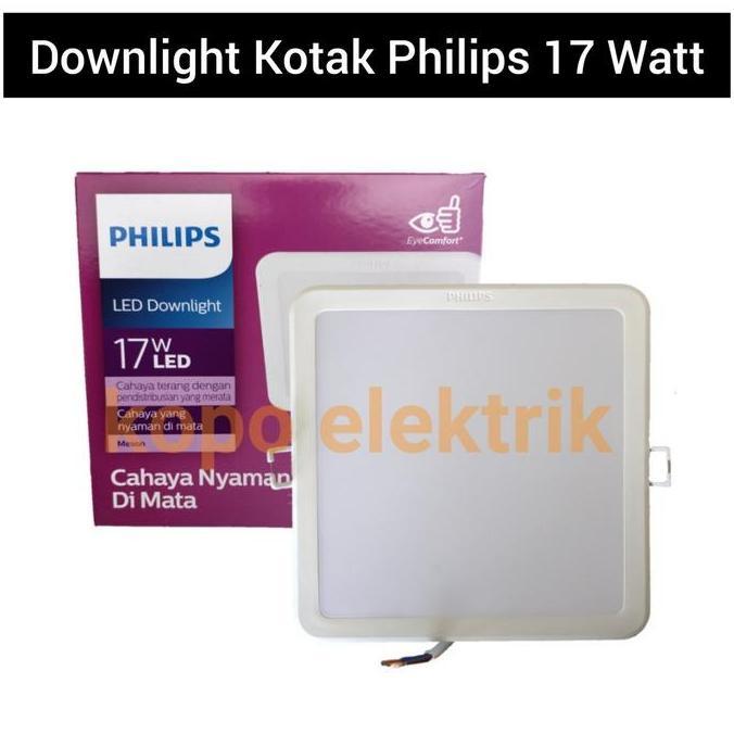 Lampu Led Downlight Philips 17 Watt Kotak Meson 17w