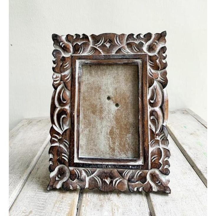 Picture Frame / Pigura / Bingkai Foto Kayu Rustic Balinese Natural BS