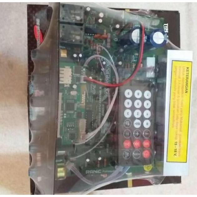 Kit Power Amplifier Aktif speaker Echo Bluetooth MP3