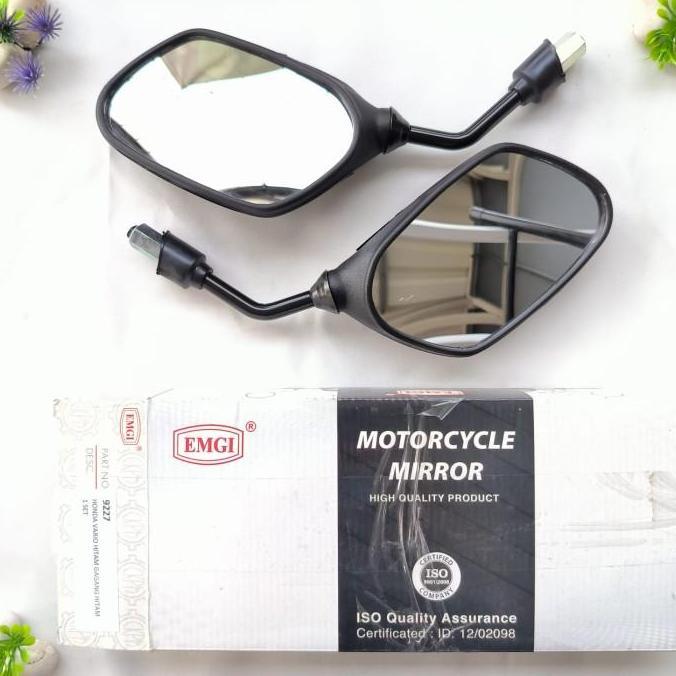 SPION MOTOR VARIO LAMA 110 TECHNO KARBU KACA CEMBUNG PENDEK EMGI 9227