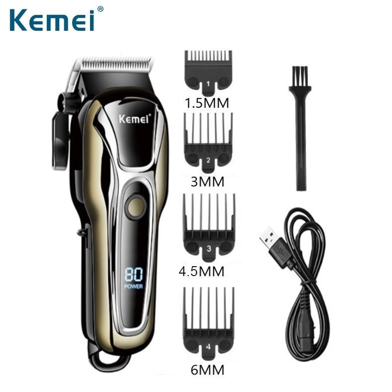 Kemei KM PG1990 Professional Rechargeable Electric Hair Clipper Cordless / Alat Cukur Rambut KM-PG19